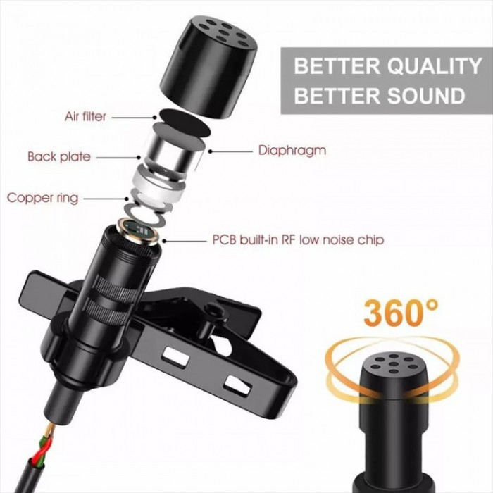 میکروفن یقه ای مدل GL-119