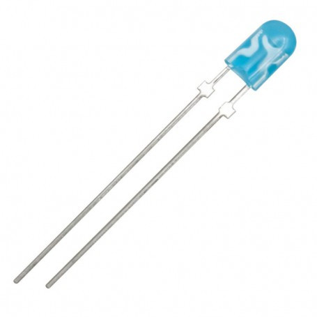 LED اوال 5mm آبی تابلو روانی