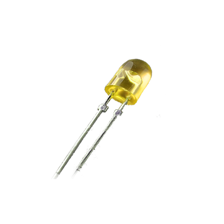 LED اوال 5mm زرد تابلو روانی