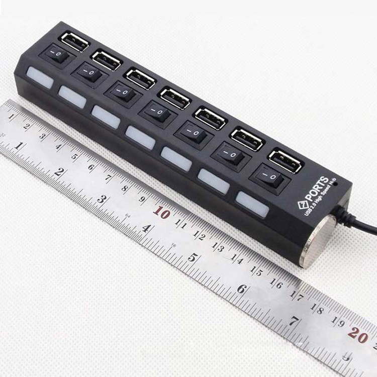 هاب کلید دار ROHS 7Port USB2.0