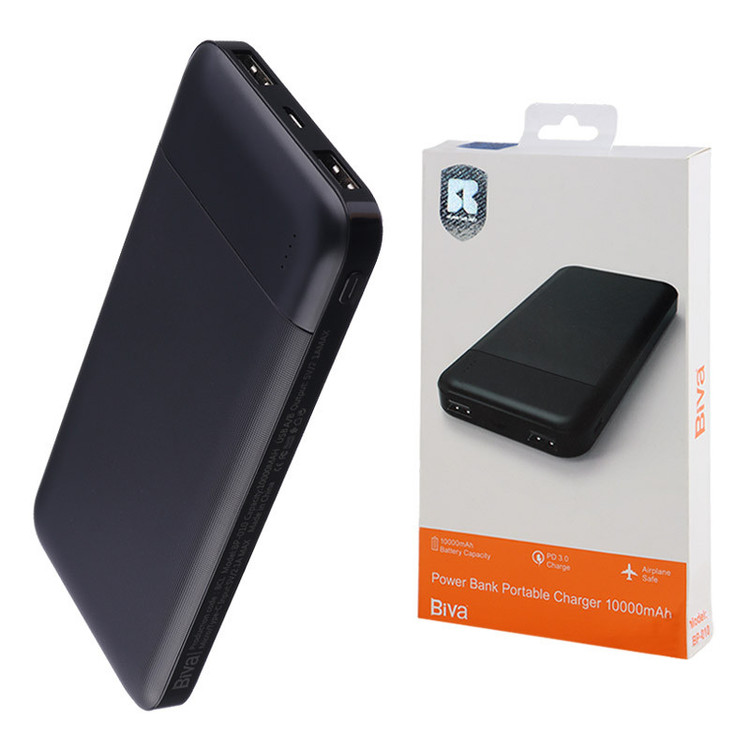 پاور بانک فست شارژ 10000 بیوا Biva BP-010 QC3.0 PD 10W