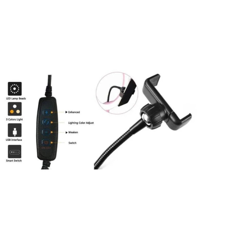 رینگ لایت 10 اینچ مدل ZMX-260
