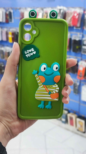 گارد سامسونگ A05 عروسکی سیلیکونی سبز