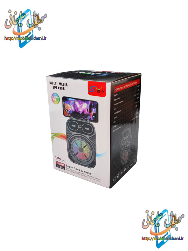 اسپیکر بلوتوثی Sing-e مدل ZQS1496