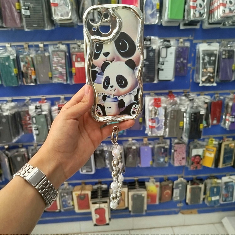 گارد آیفون 13 نرمال آویزدار پاندا