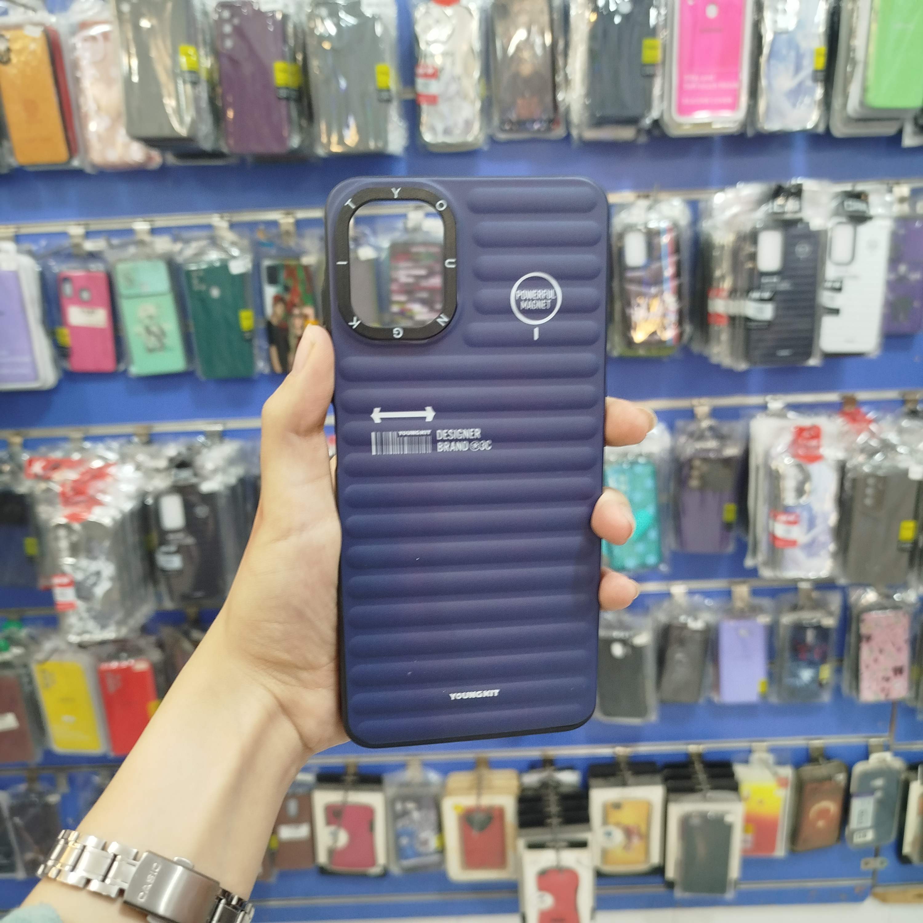 گارد سامسونگ A06 پافری سورمهای