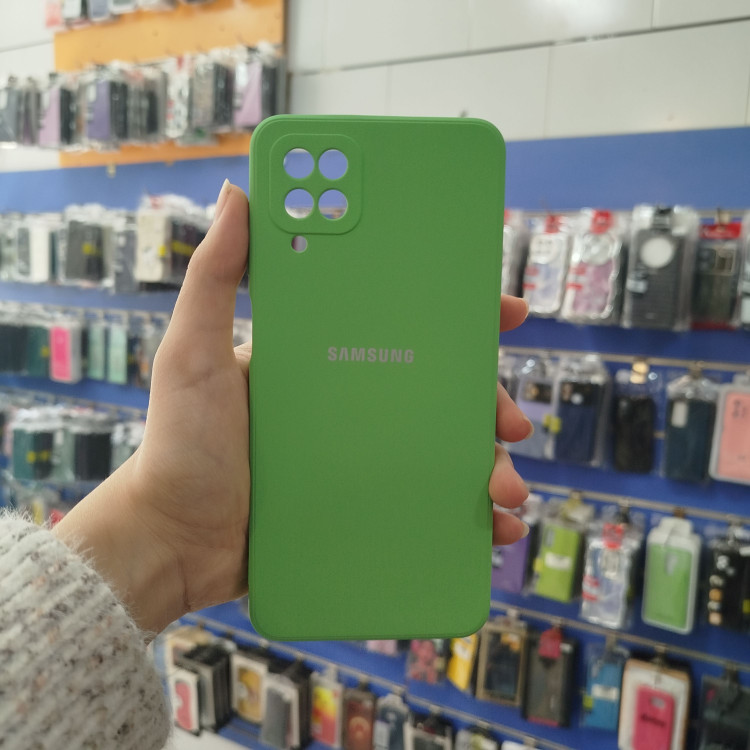 گارد سامسونگ A12 سیلیکونی سبز
