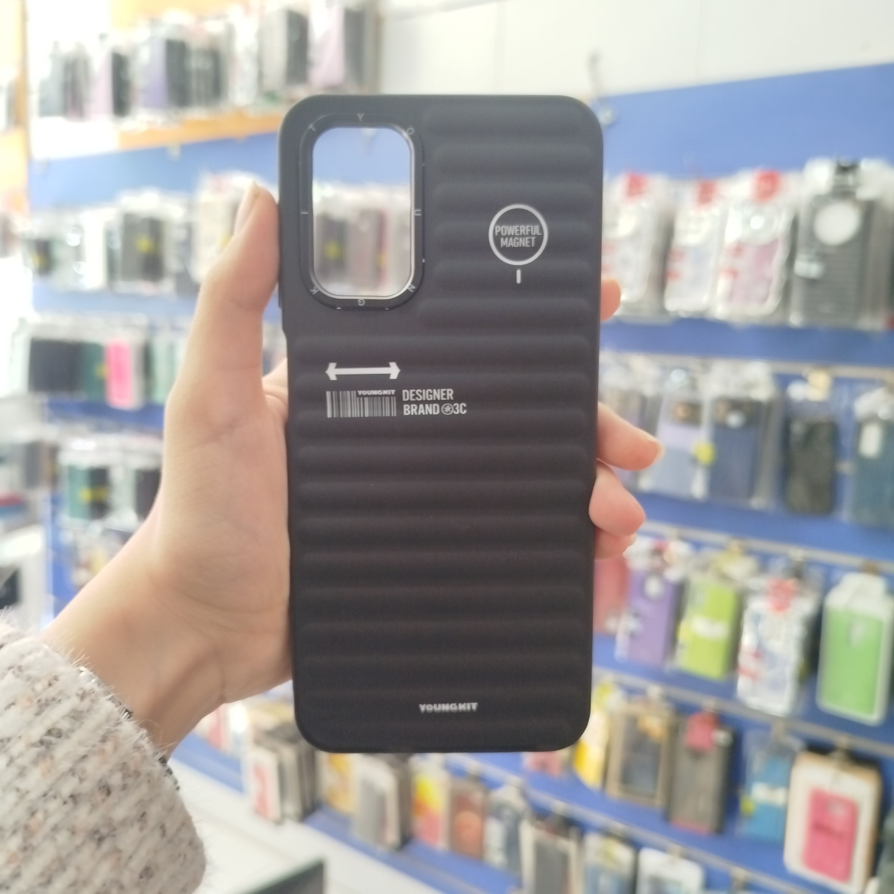 گارد سامسونگ A13 پافری مشکی