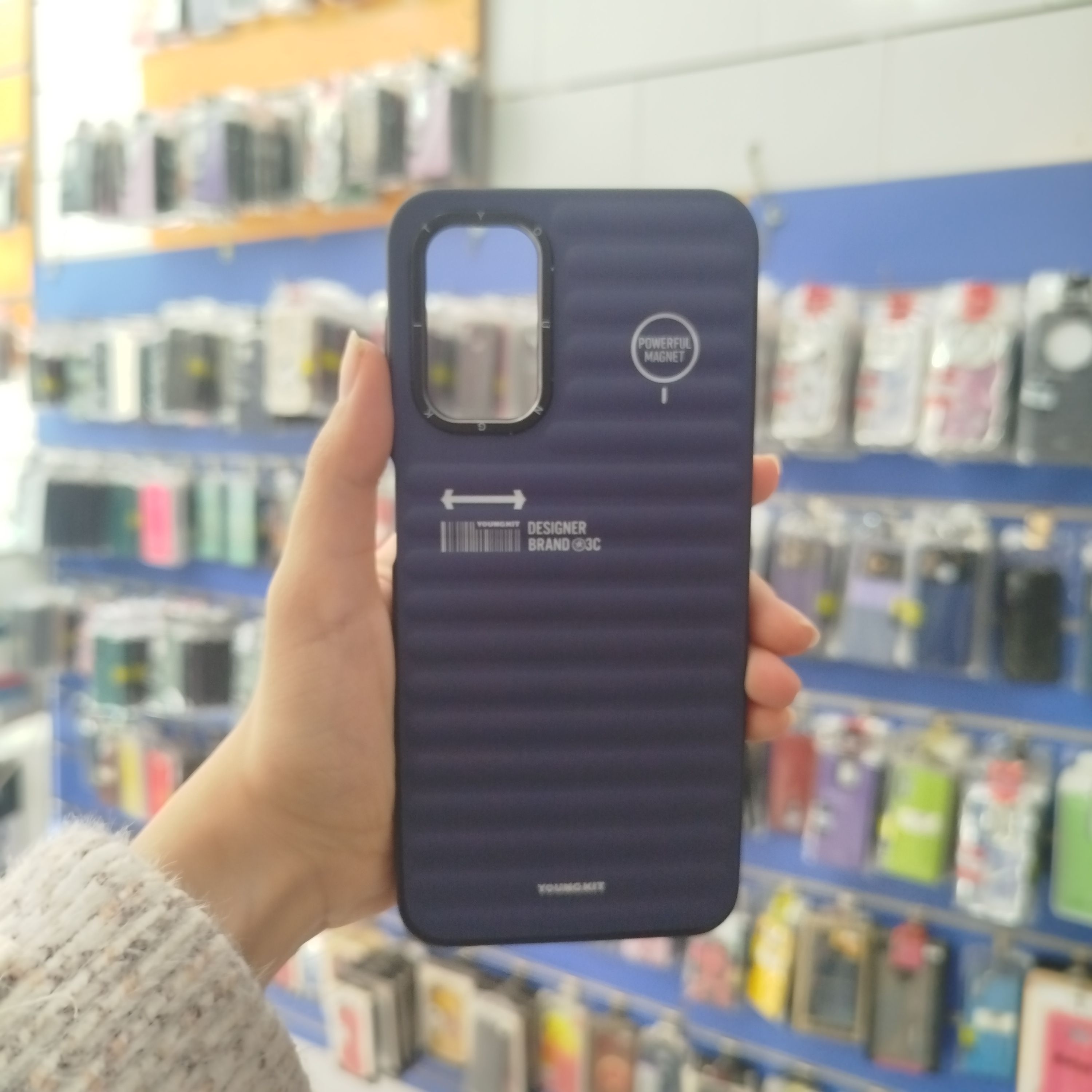 گارد سامسونگ A13 پافری سورمه‌ای