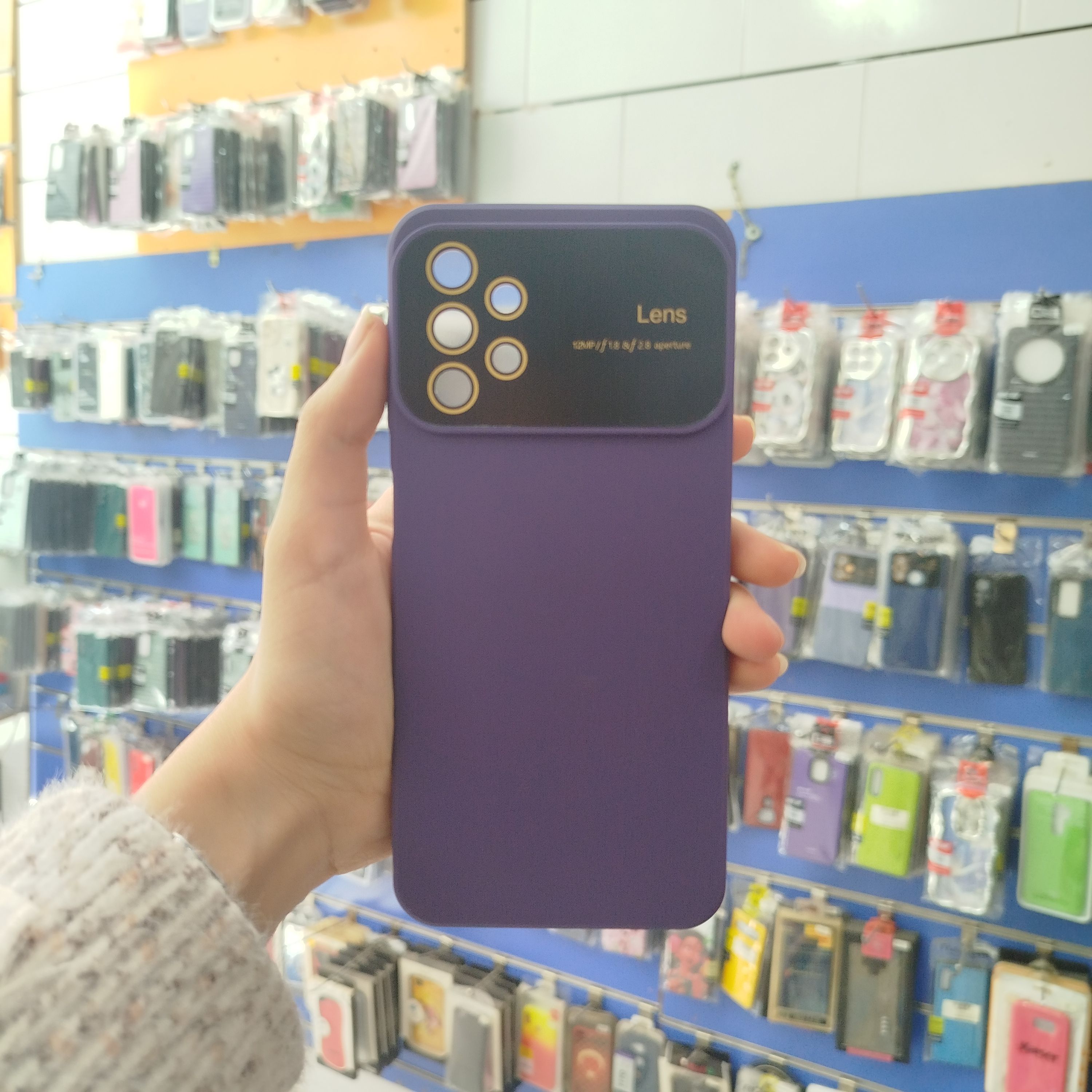 گارد سامسونگ A13 لنز بنفش