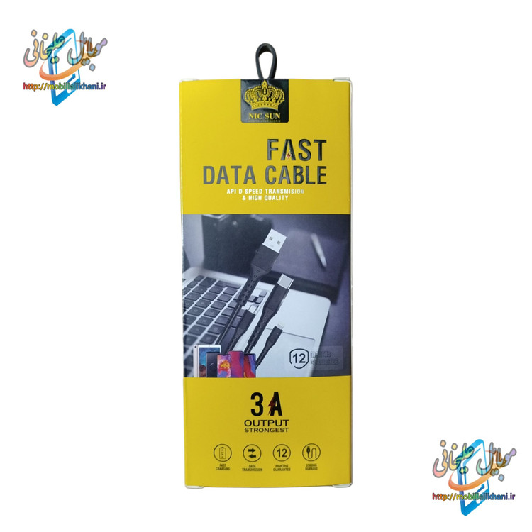 کابل شارژ USB به تایپ سی NIC SUN