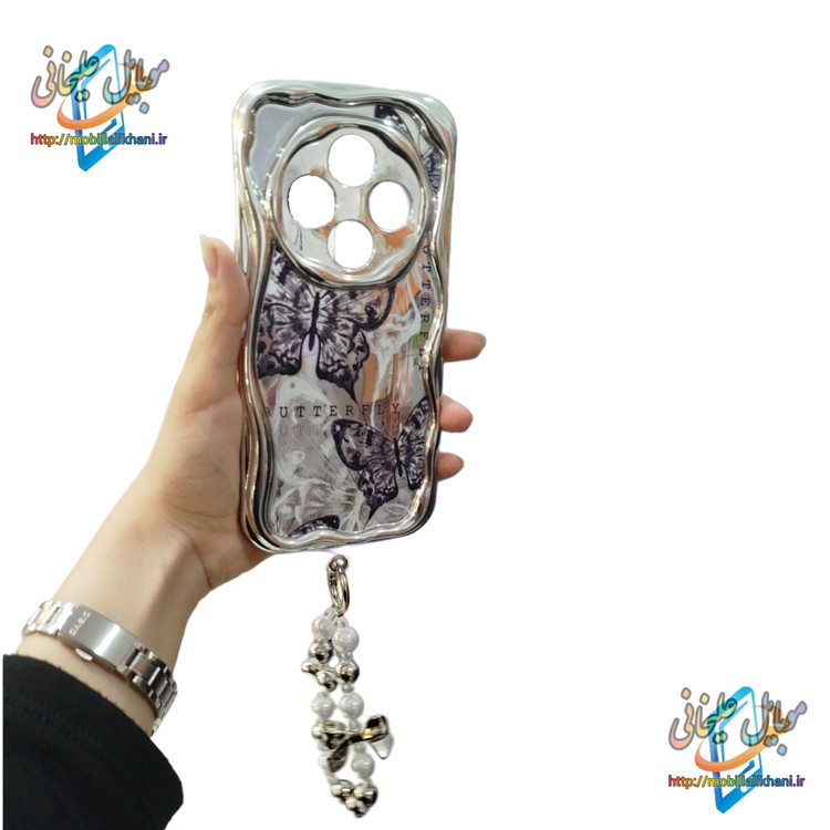 گارد شیائومی پوکو سی75 و رد می 14سی آویزدار پروانه مشکی