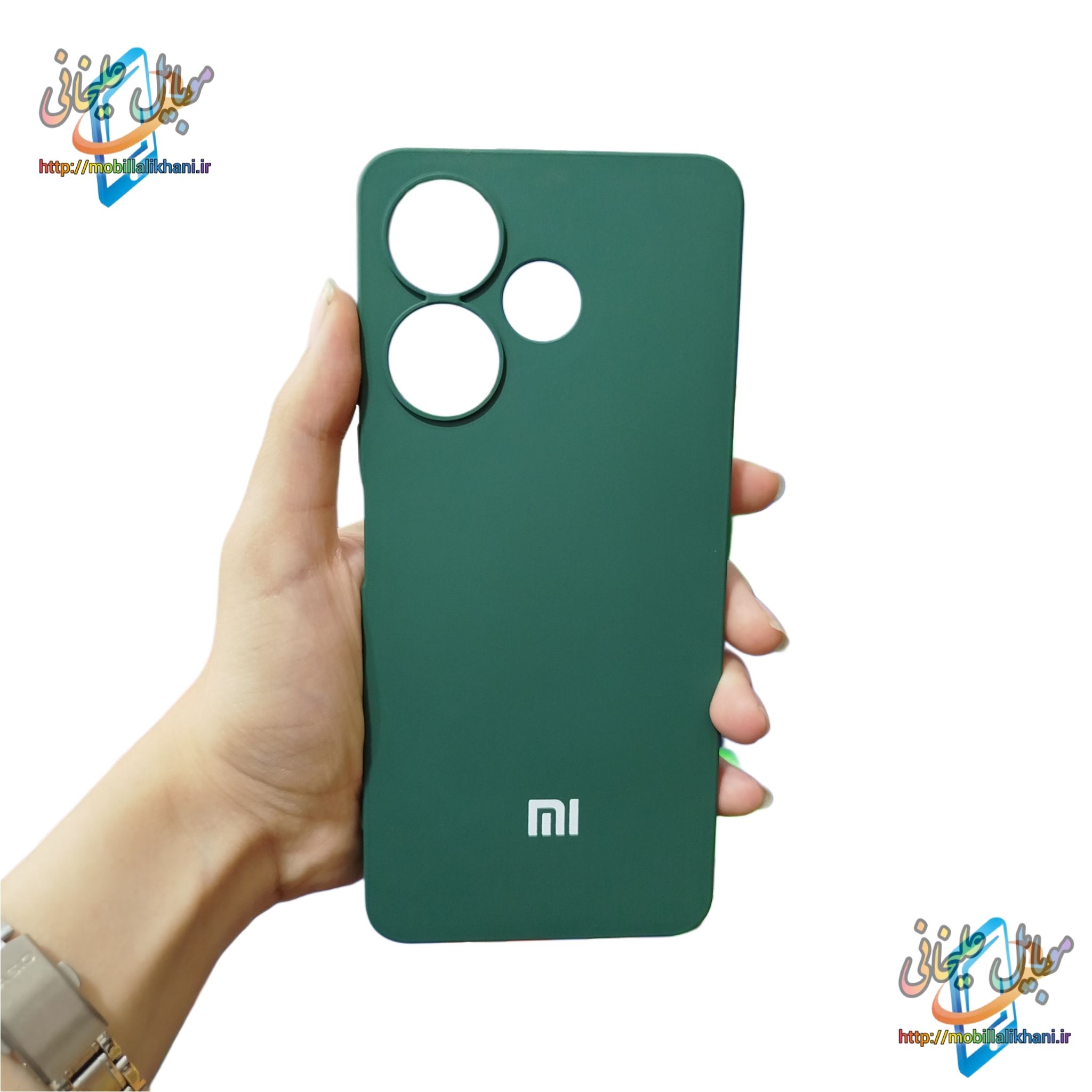 گارد شیائومی ردمی13 سیلیکونی سبز