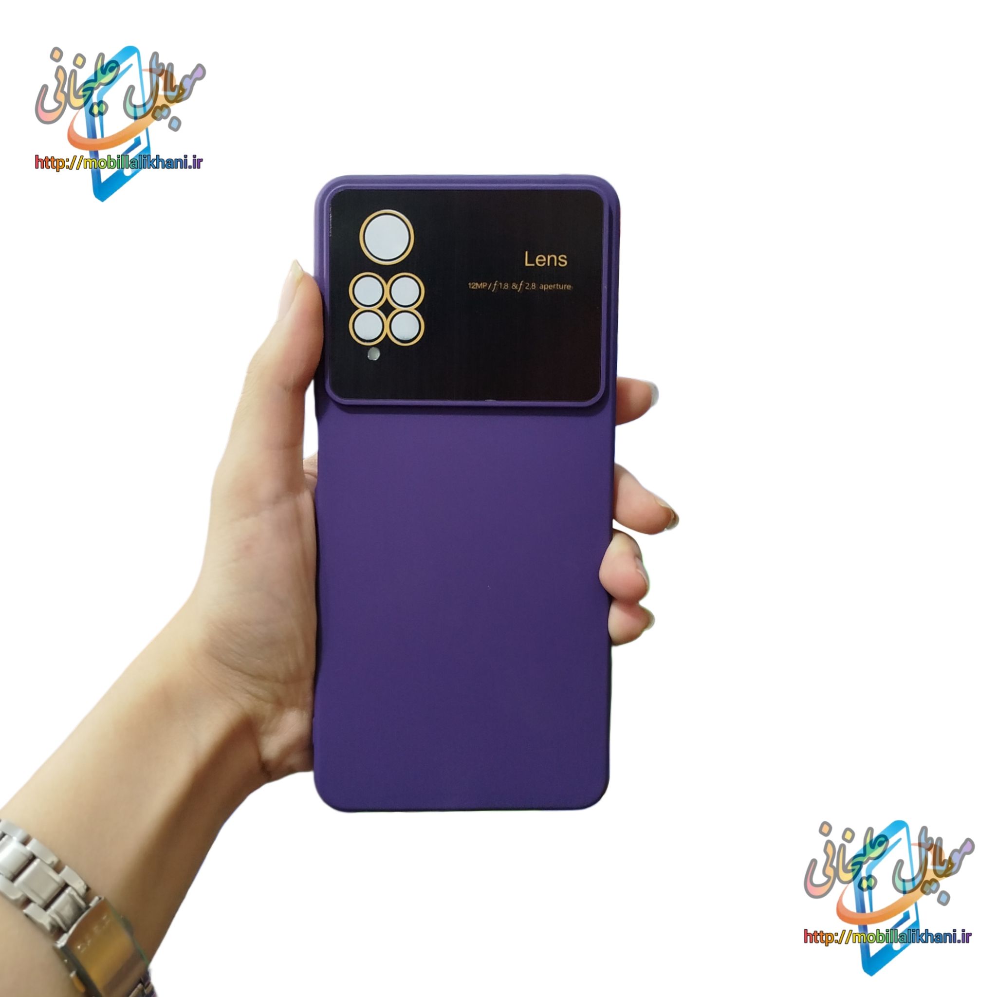 گارد شیائومی ردمی نوت12 پرو 4G لنز بنفش