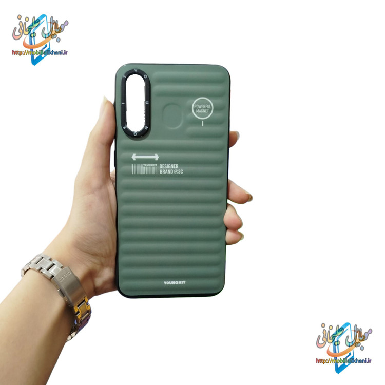 گارد سامسونگ A50 و A50s و A30s پافری سبز