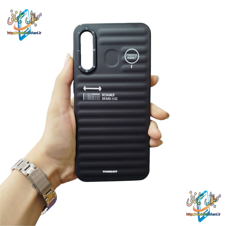 گارد سامسونگ A50 و A50s و A30s پافری مشکی