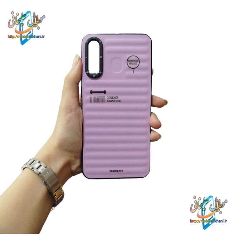 گارد سامسونگ A50 و A50s و A30s پافری بنفش