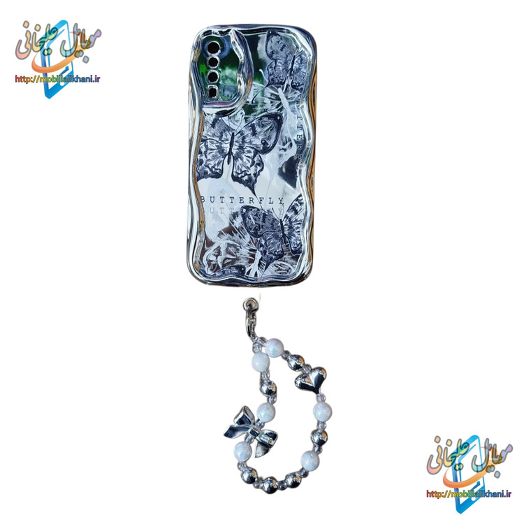 گارد سامسونگ A50 و A50s و A30s آویزدار پروانه مشکی