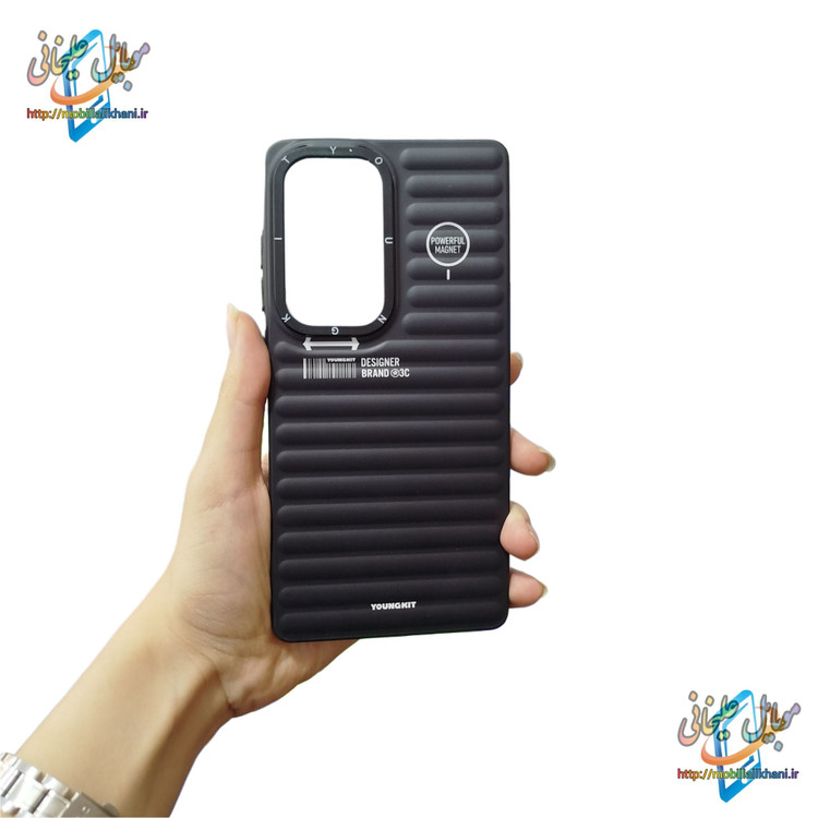 گارد سامسونگ S25 ULTRA پافری مشکی