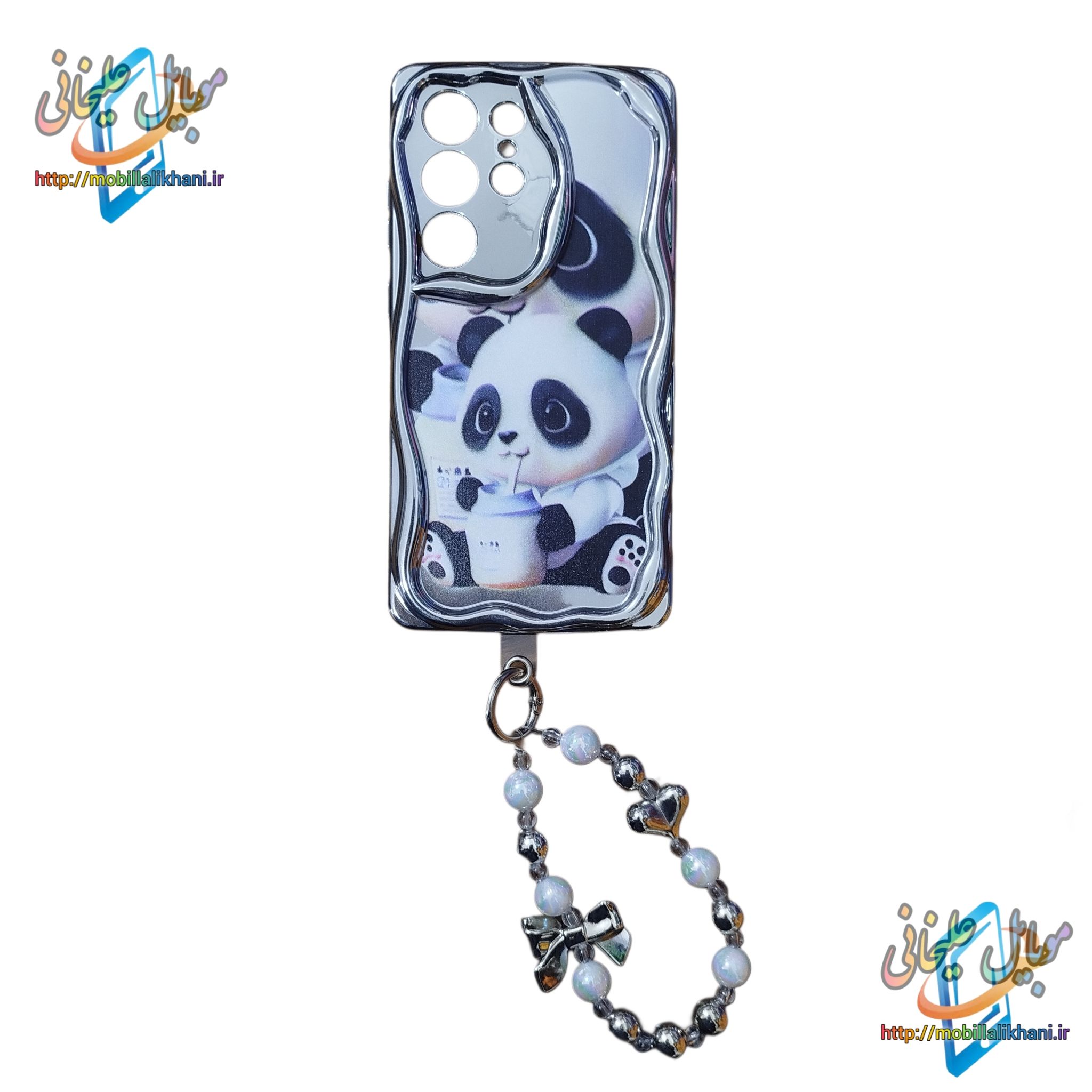 گارد سامسونگ S25 ULTRA آویزدار طرح پاندا