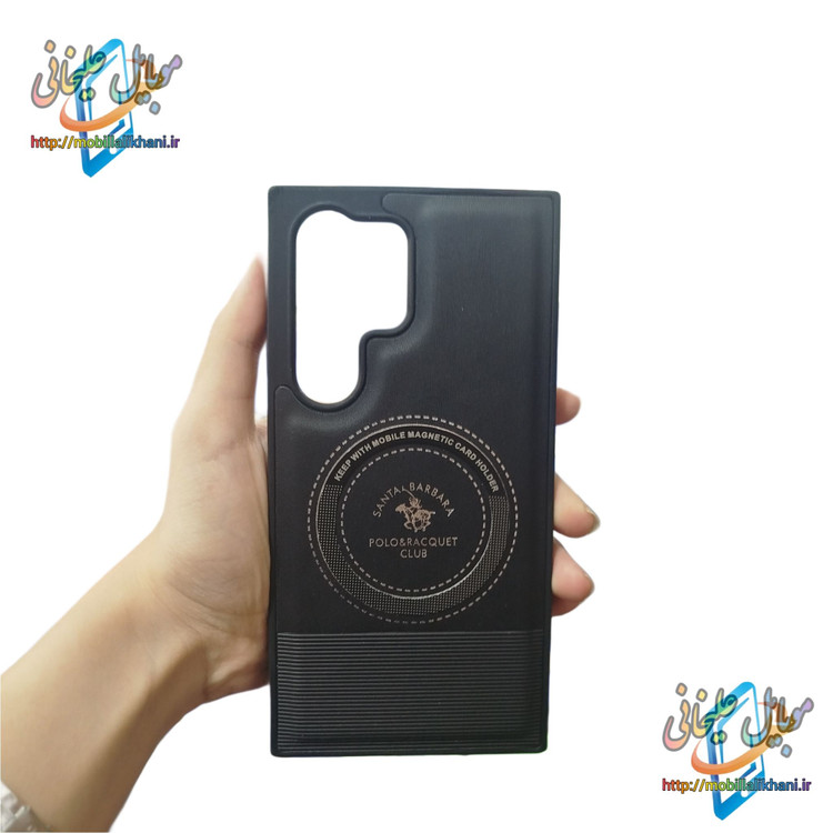 گارد سامسونگ S24 Ultra چرمی مشکی